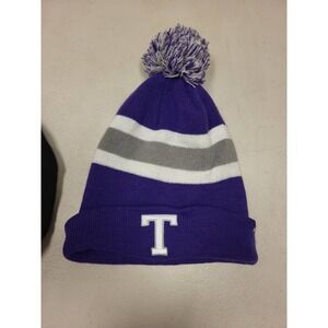 47 Brand TCU Horned Frogs Purple Knit Beanie Hat Pom Winter OSFA College Team